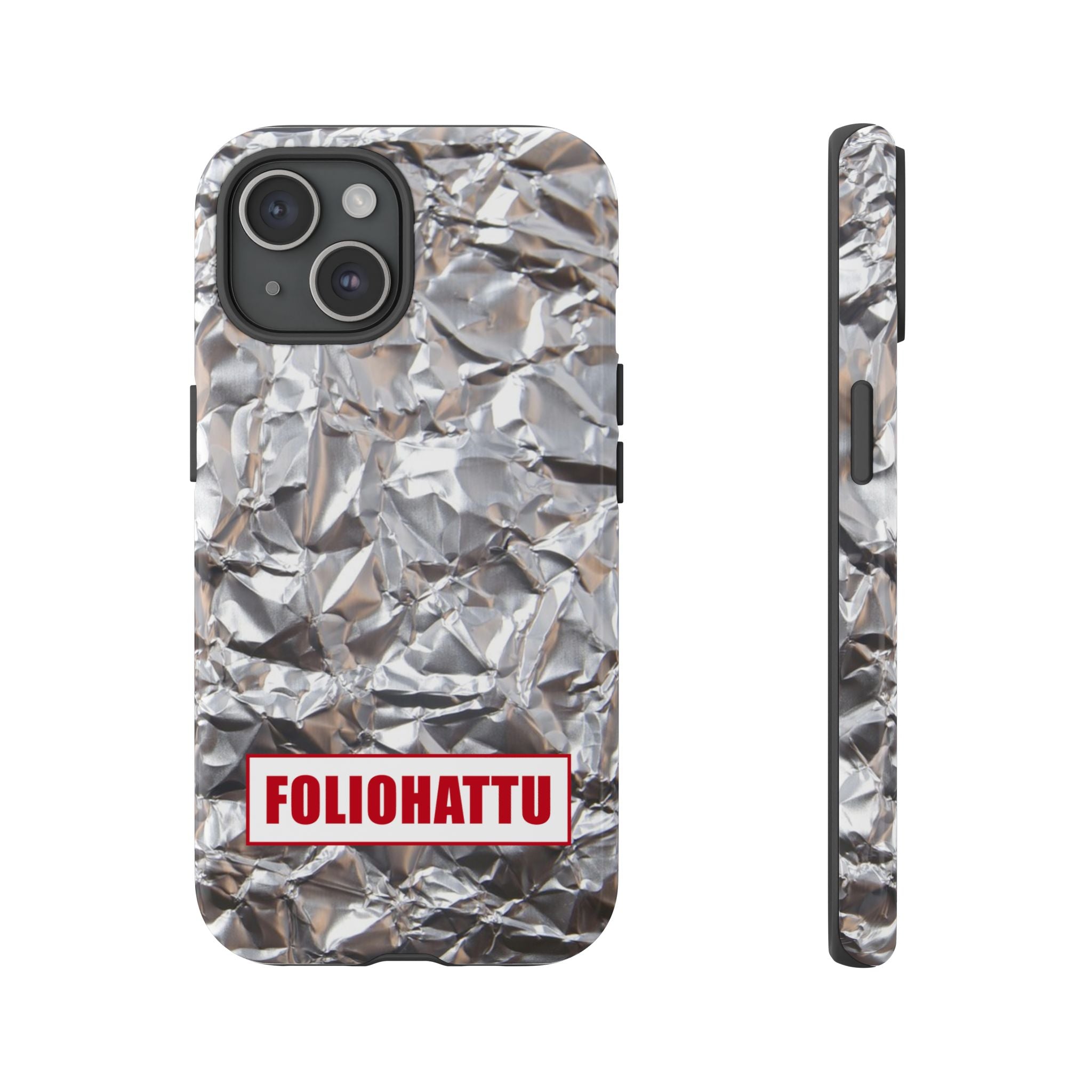 Vahva suojakuori puhelimelle (Kolovuoren foliohattukerho)