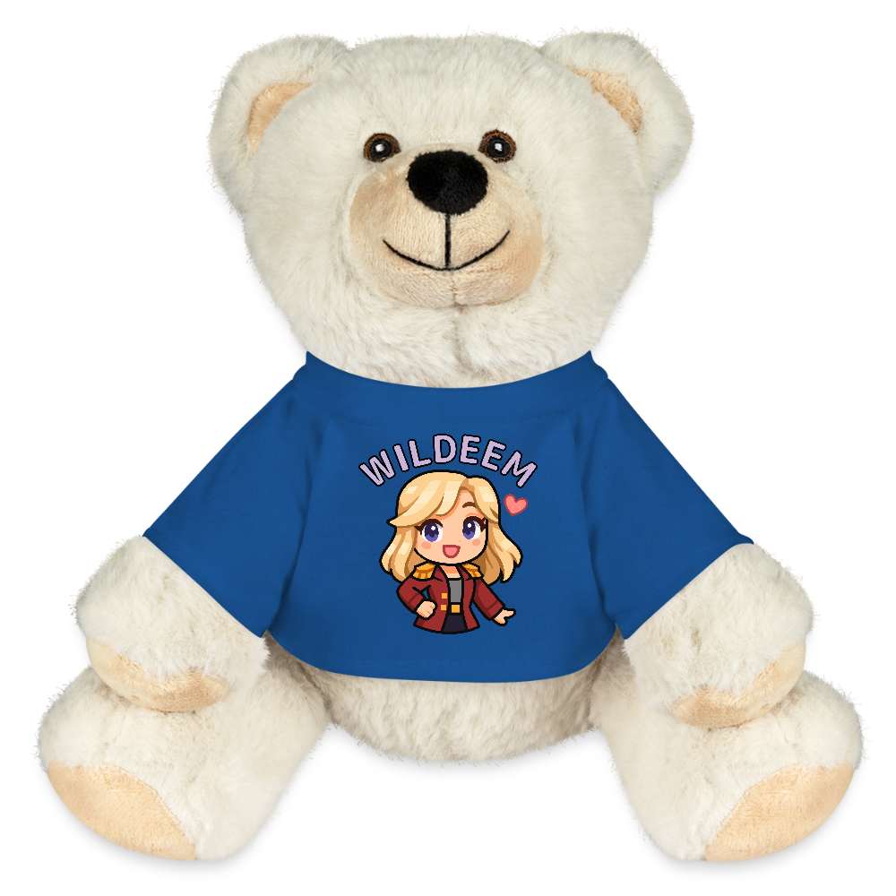 Pehmolelu, nalle (Wildeem-hahmo) - royal blue