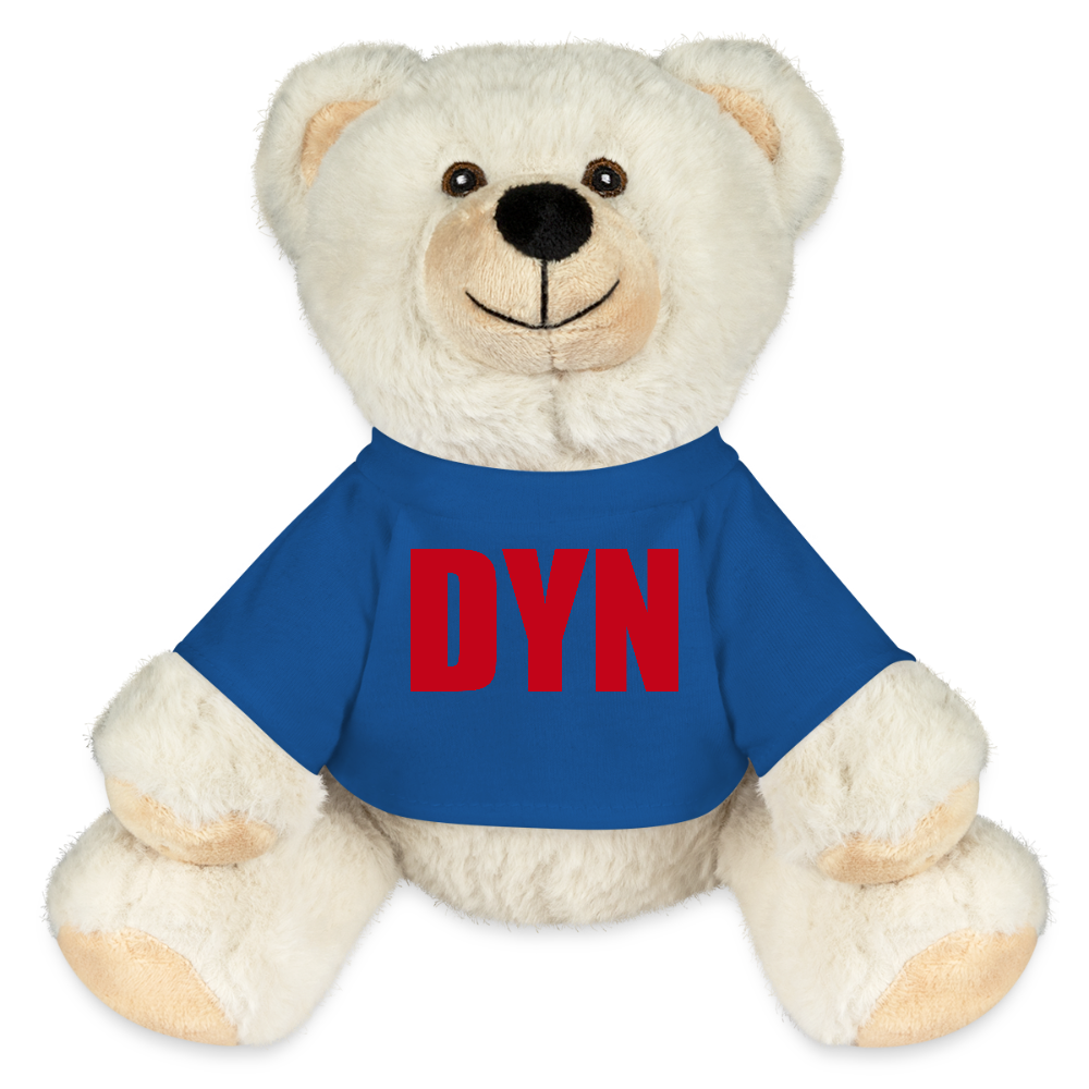 Pehmolelu, nalle (DYN-teksti) - royal blue