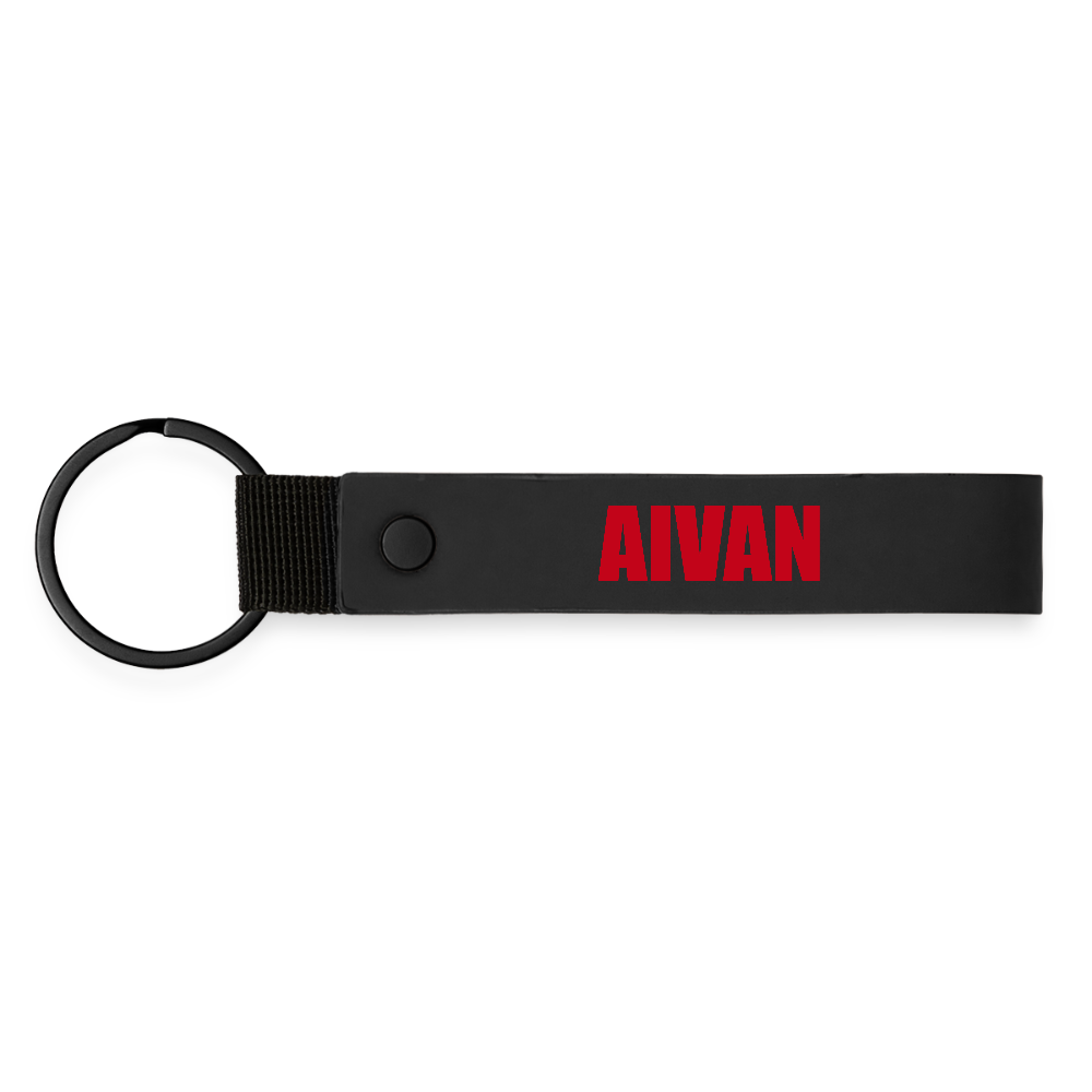 Avaimenperä, rannelenkki (AIVAN-teksti) - black