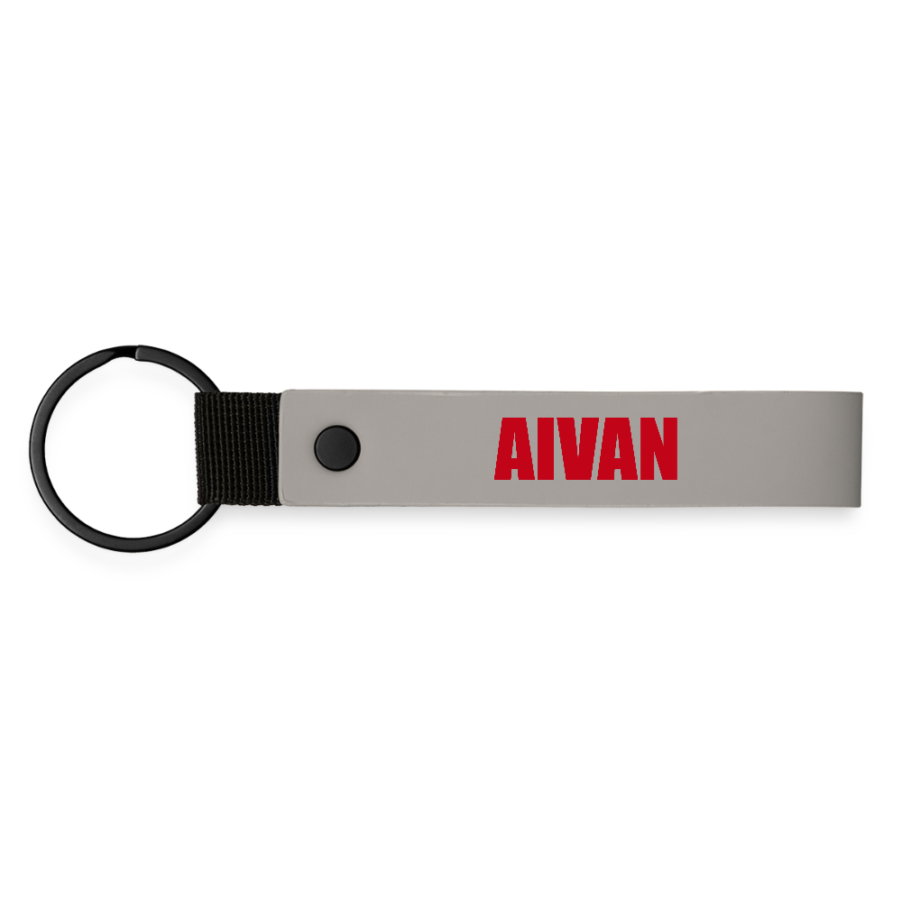 Avaimenperä, rannelenkki (AIVAN-teksti) - light grey