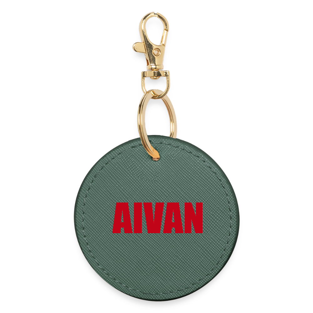 Avaimenperä, ympyrä (AIVAN-teksti) - evergreen