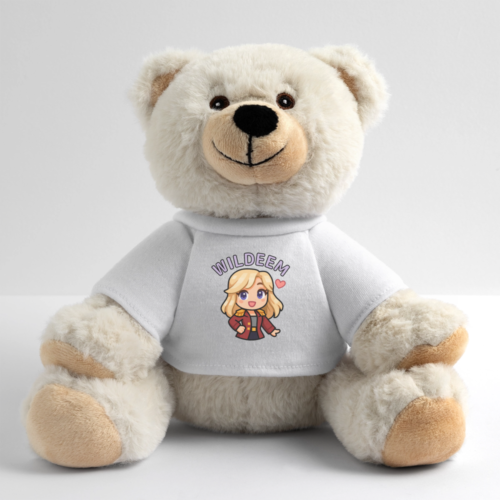 Pehmolelu, nalle (Wildeem-hahmo) - white