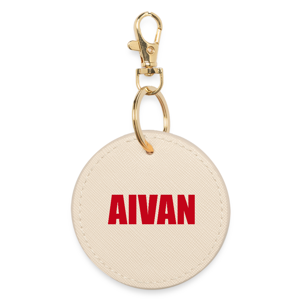 Avaimenperä, ympyrä (AIVAN-teksti) - oyster