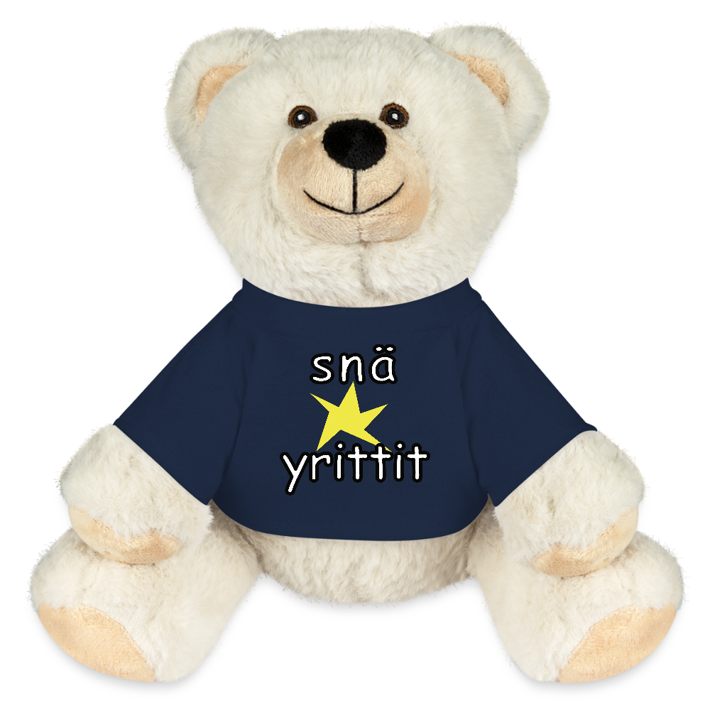 Pehmolelu, nalle (Snä yrittit) - french navy