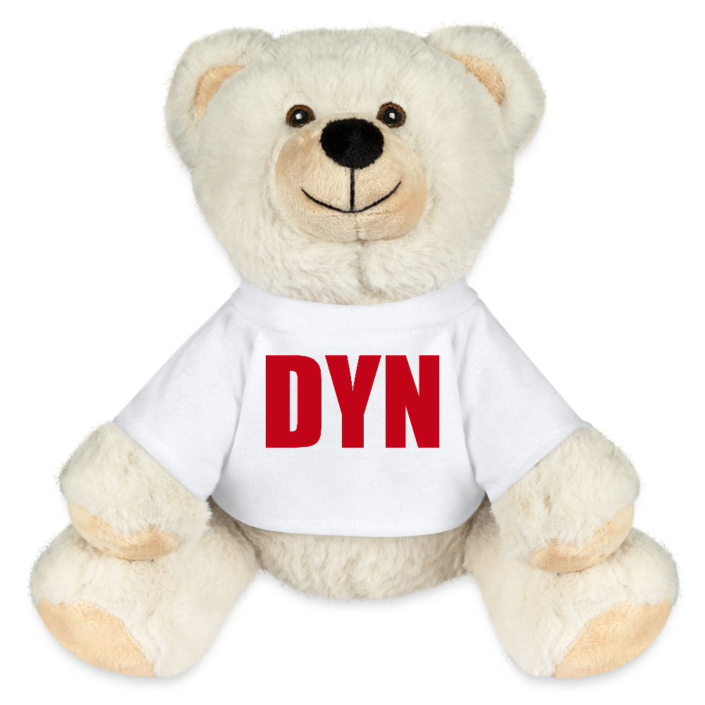 Pehmolelu, nalle (DYN-teksti) - white