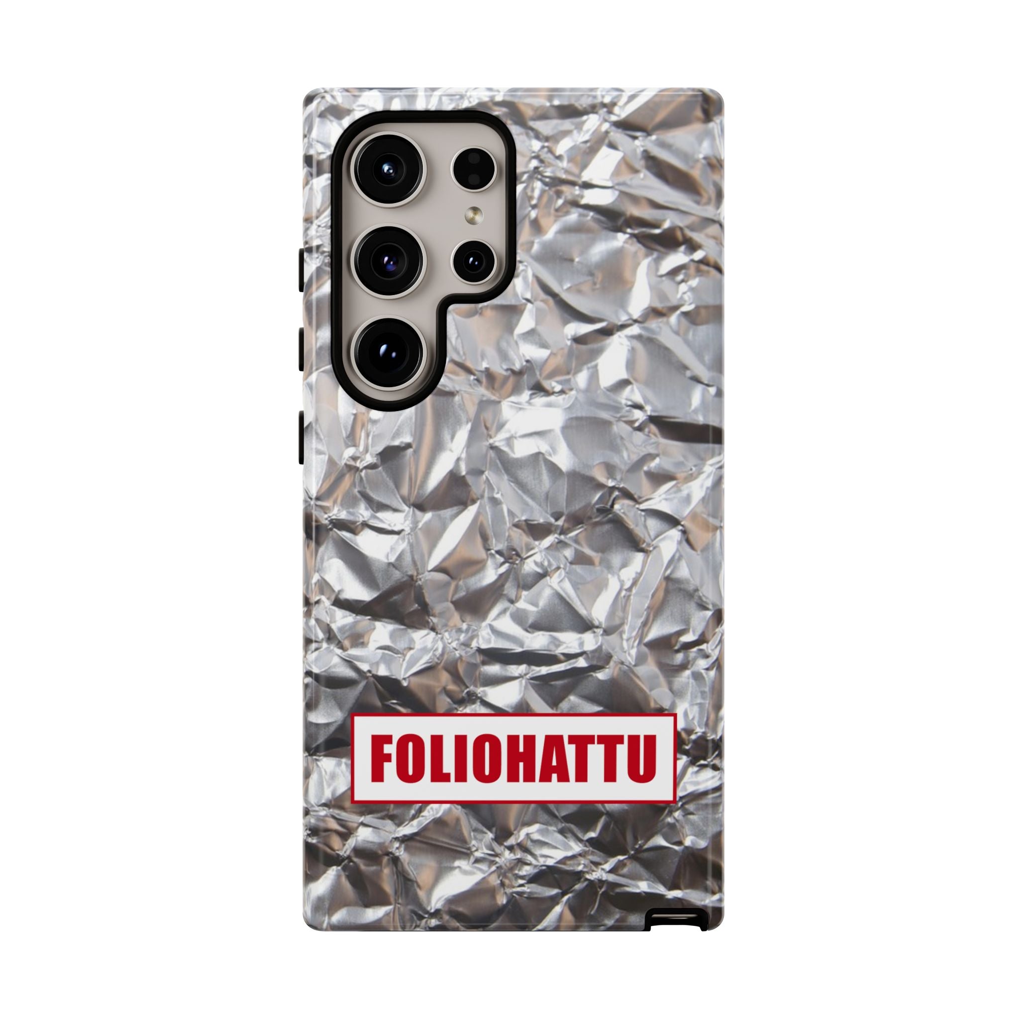 Vahva suojakuori puhelimelle (Kolovuoren foliohattukerho)